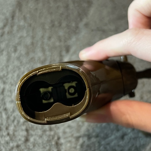 Brown Mini Small Hand Mixer Single Whisk Cooking Baking Cute Battery Powered - Picture 5 of 7